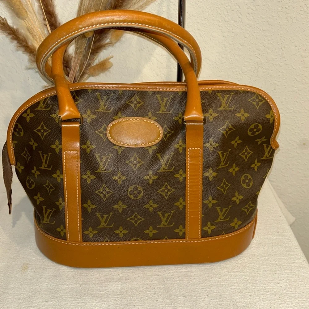 Louis Vuitton Monogram Pet Carrier with Cognac Trim